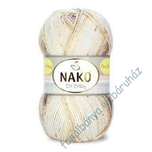   Nako Elit Baby Mini Batik kötőfonal - drapp-krém  # 32426