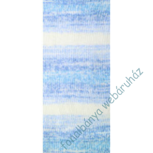   Nako Elit Baby Mini Batik kötőfonal - kék-fehér  # 32459