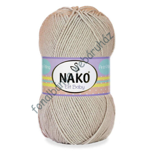   Nako Elit Baby Kötőfonal - közép drapp  # NEB-4770