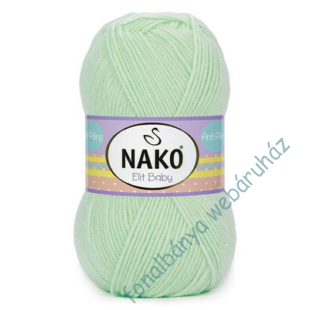   Nako Elit Baby kötőfonal - türkiz zöld  # 6692