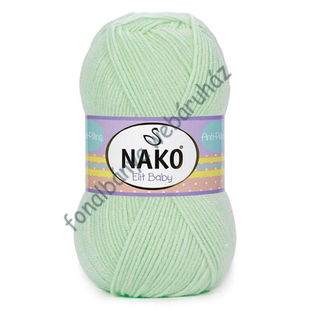   Nako Elit Baby kötőfonal - türkiz zöld  # NEB-6692