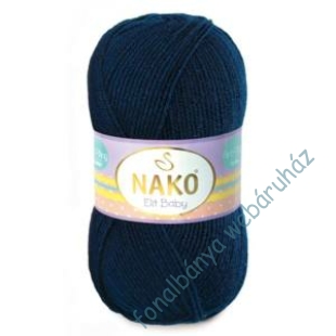   Nako Elit Baby kötőfonal - sötétkék  # 10094