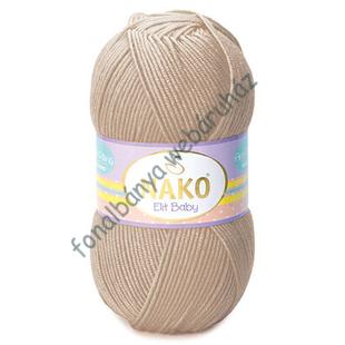   Nako Elit Baby kötőfonal - sötét bézs  # 6792