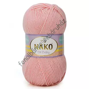   Nako Elit Baby kötőfonal - gyöngy rózsaszín  # NEB-6165