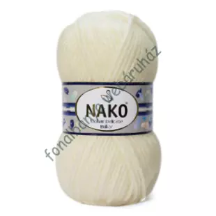   Nako Mohair Delicate Bulky kötőfonal - krém  # 6890