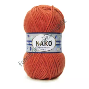   Nako Mohair Delicate Bulky kötőfonal - rozsda  # 6963