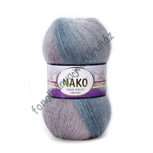   Nako Mohair Delicate Colorflow kötőfonal - tenger és orgona árnyalatok # 28088