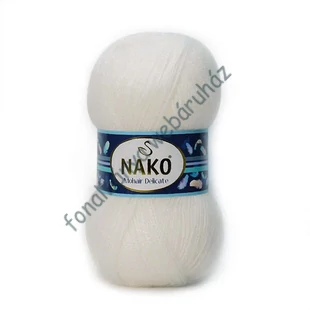   Nako Mohair Delicate kötőfonal - fehér # N-MD-6101