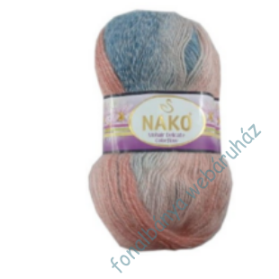   Nako Mohair Delicate Colorflow kötőfonal -kékes-mogyoró # 75717