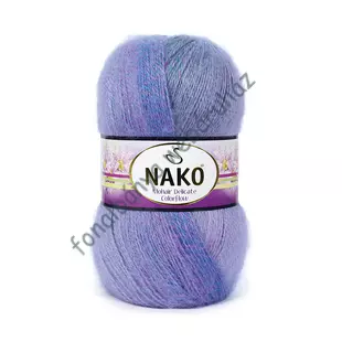   Nako Mohair Delicate Colorflow kötőfonal - lilás árnyalatok # 28138