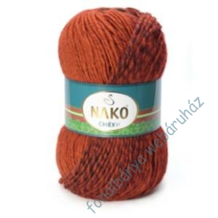   Nako Ombre kötőfonal - sötét rozsda-sötét barna  # 20319