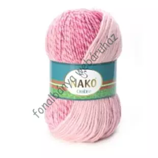   Nako Ombre kötőfonal - sötét pink-mályva  # 20321