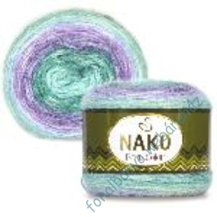   Nako Peru color kötőfonal - lila-zöld-türkiz  # 32415