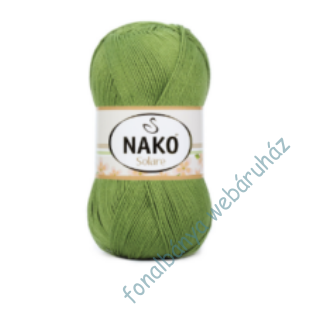   Nako Solare kötő- és horgolófonal - zöld  # 11247