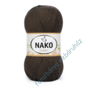   Nako Solare kötő- és horgolófonal - barna  # 2316