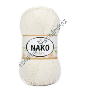   Nako Solare - Bonip kötő- és horgolófonal - törtfehér  # 02