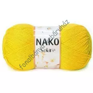   Nako Solare kötő- és horgolófonal - kukorica sárga  # 6949