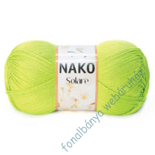   Nako Solare kötő- és horgolófonal -lime  # 11014