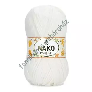   Nako Bonjour kötőfonal - fehér # N-B-208