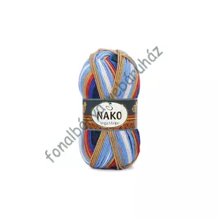   Nako Vega Stripe -  kékek-mustár-tégla-krém # N82411 