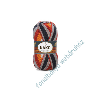   Nako Vega Stripe - barnák-szürke-krém-fahéj-fekete - # N82417