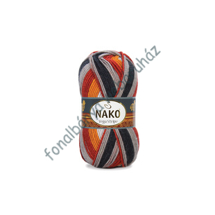   Nako Vega Stripe - barnák-szürke-krém-fahéj-fekete - # N82417