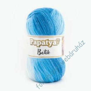   Papatya Batik kötőfonal - kék-fehér-sötétkék  # 10