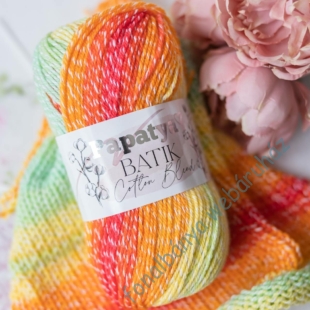   Papatya Batik Cotton Blend - multicolor # PBCB1004