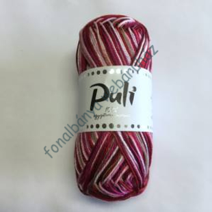   Patent's Puli kötőfonal Multicolor - rózsa-bordó-drapp-fehér  # Pmc-02