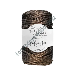   Retwisst Filars XL Polyester makramé és zsinórfonal 4 mm - barna # RT-F-XL-014