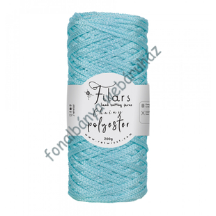   Retwisst Filars Polyester láncos makramé és zsinórfonal 2-3 mm - világos türkiz # 32007