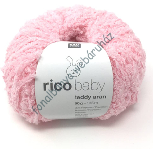   Rico Baby Teddy aran kötőfonal - rózsaszín  # Rico-3