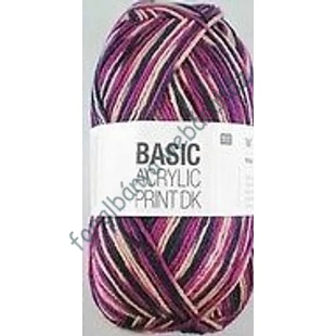   Rico Basic Acrylic Print dK - lila-sötétkék-drapp  # 2
