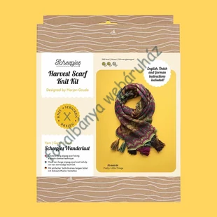   Scheepjes Harvest Scarf knit kit - kötött sál készlet # Sch-23665-07