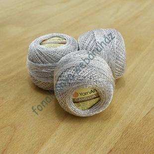   YarnArt Camellia horgolócérna 20 gr - ezüst csillogó  # YA-Camellia-1