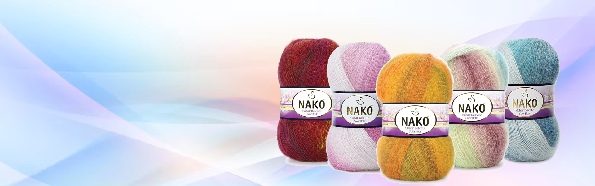 Nako Mohair Delicate Colorflow